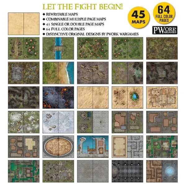 RPG Combat Book 1 Fantasy-PWork Wargames-Radaddel