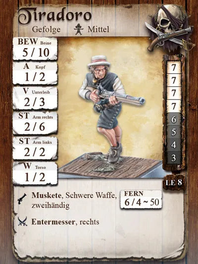 Cuchilla & Tirado | Piraten-Freebooter Miniatures-Radaddel