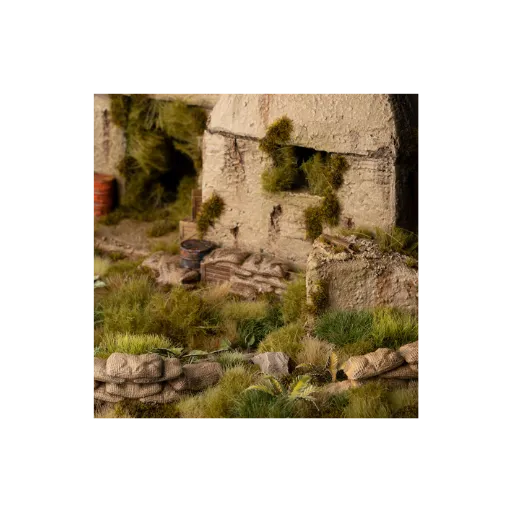 Basing Bits - Sandbag Barricades-Gamers Grass-Radaddel