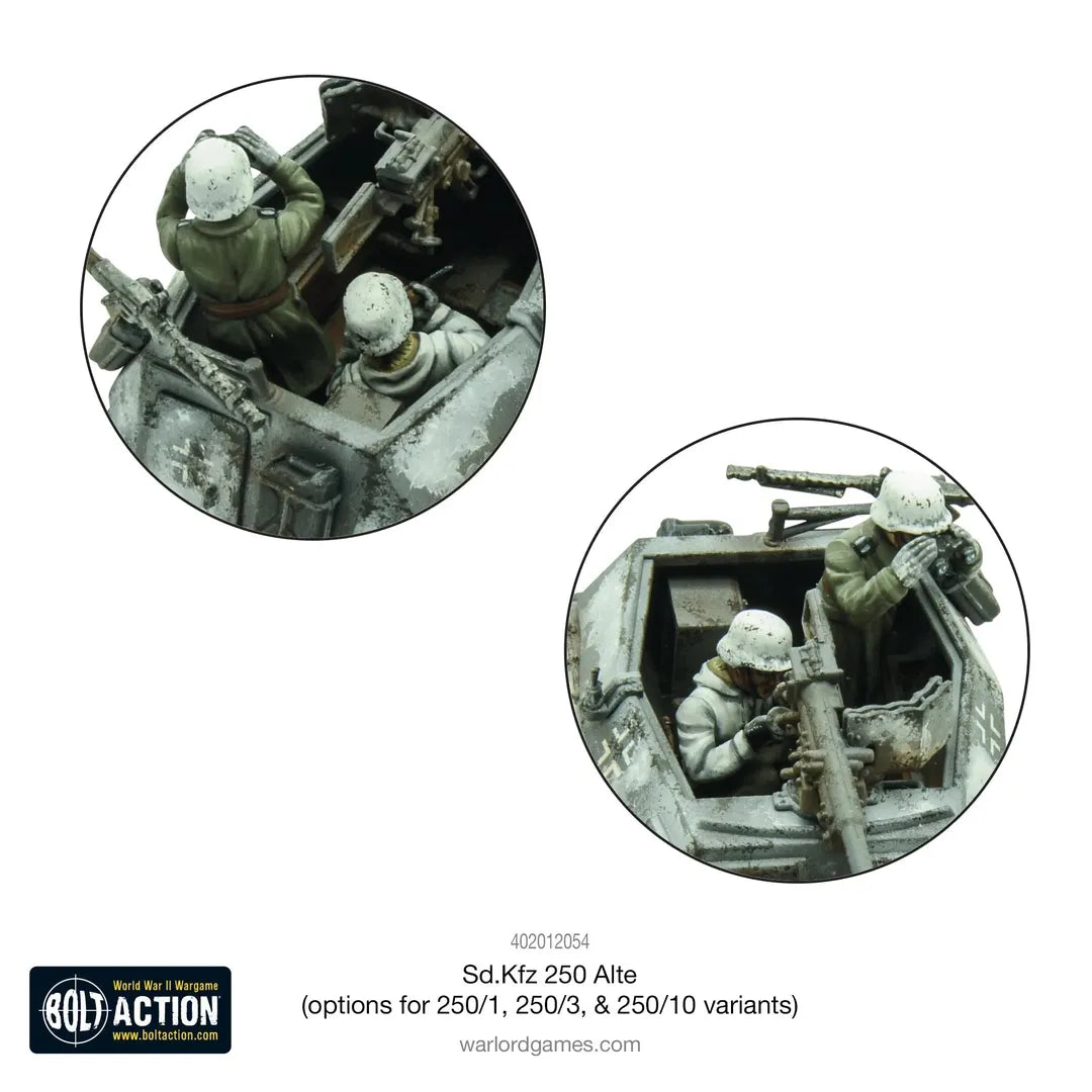 Sd.Kfz.250 (Alte) Half-Track (Options for 250/1, 250/3, 250/10)-Warlord Games-Radaddel