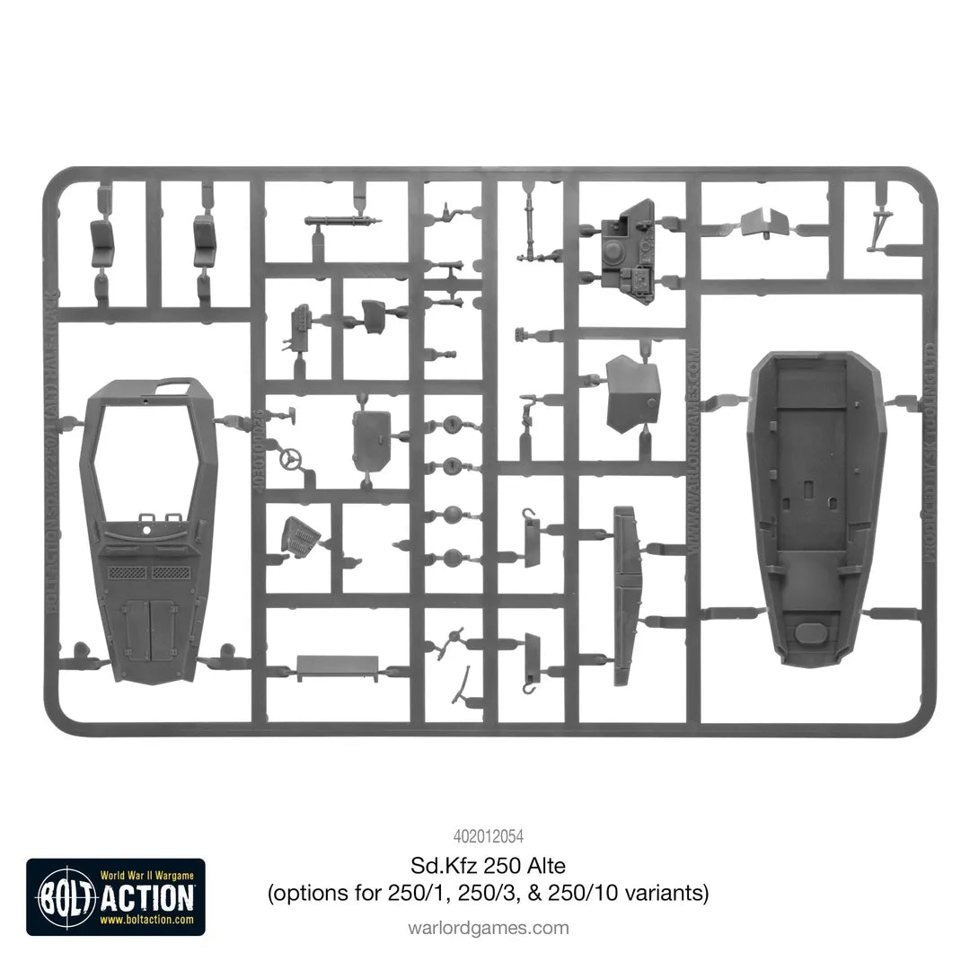 Sd.Kfz.250 (Alte) Half-Track (Options for 250/1, 250/3, 250/10)-Warlord Games-Radaddel