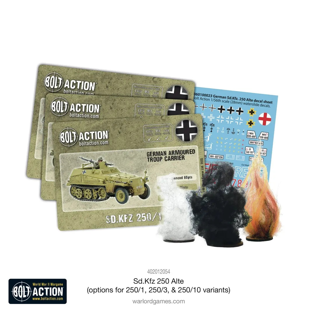 Sd.Kfz.250 (Alte) Half-Track (Options for 250/1, 250/3, 250/10)-Warlord Games-Radaddel
