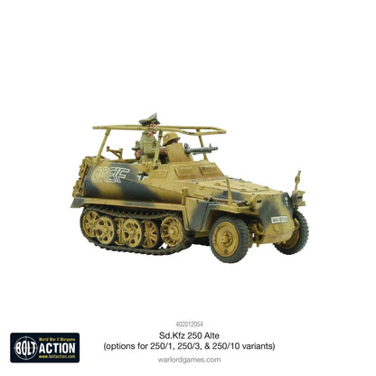 Sd.Kfz.250 (Alte) Half-Track (Options for 250/1, 250/3, 250/10)-Warlord Games-Radaddel