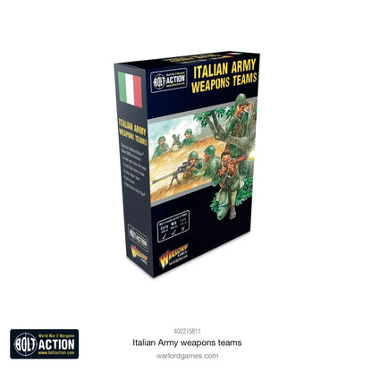 Italian Army Weapons Teams-Warlord Games-Radaddel