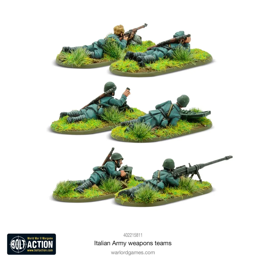 Italian Army Weapons Teams-Warlord Games-Radaddel