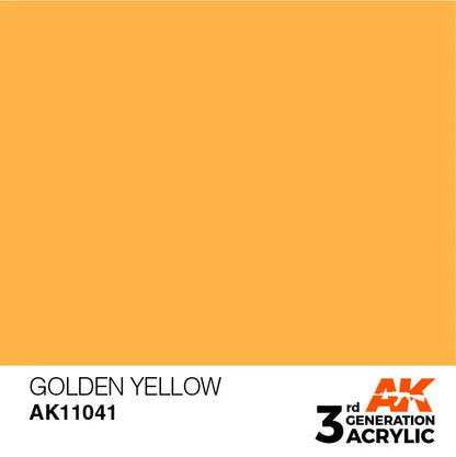 AK 3GEN Golden Yellow 17ml-AK-Interactive-Radaddel