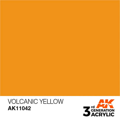 AK 3GEN Volcanic Yellow 17ml-AK-Interactive-Radaddel