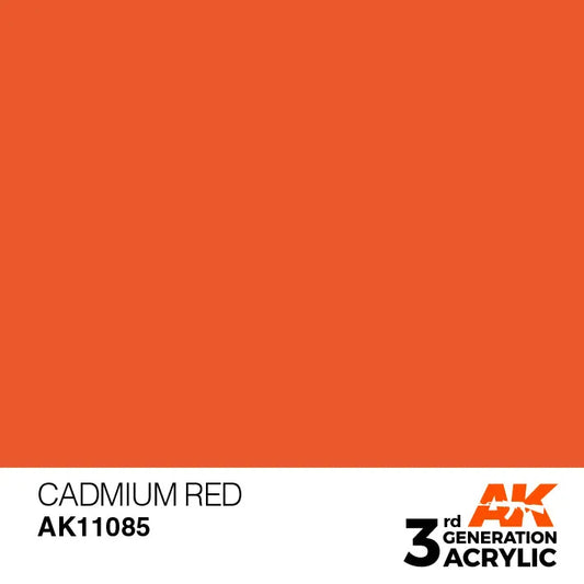 AK 3GEN Cadmium Red 17ml-AK-Interactive-Radaddel