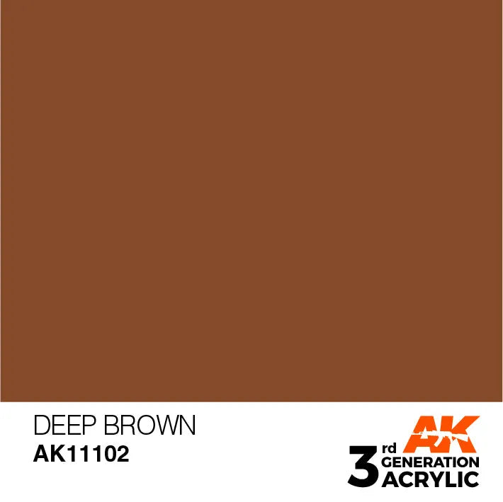 AK 3GEN Deep Brown 17ml-AK-Interactive-Radaddel