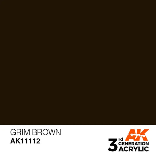 AK 3GEN Grim Brown 17ml-AK-Interactive-Radaddel
