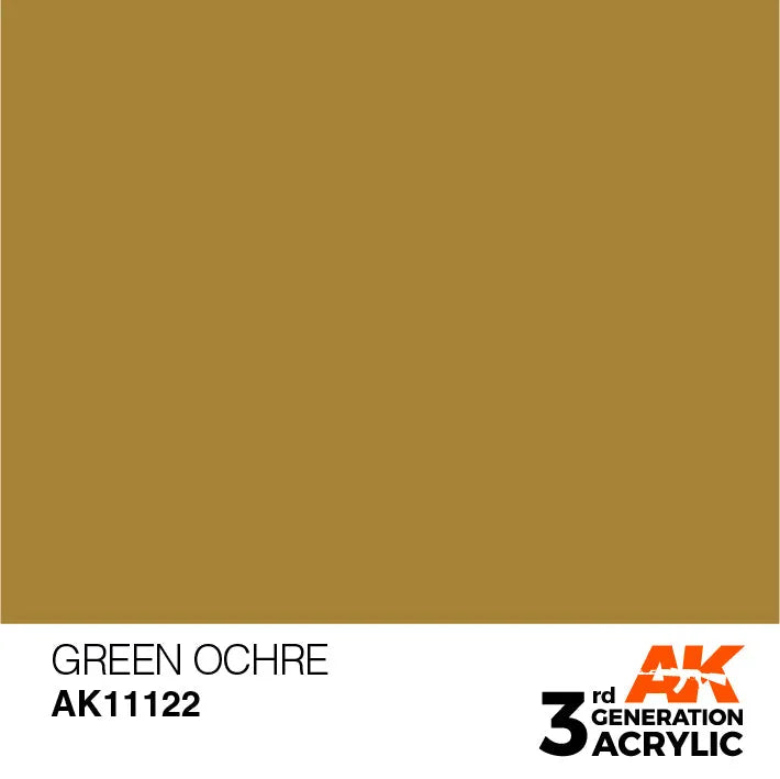 AK 3GEN Green Ocher 17ml-AK-Interactive-Radaddel