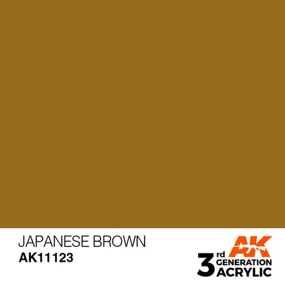 AK 3GEN Japanese Brown 17ml-AK-Interactive-Radaddel