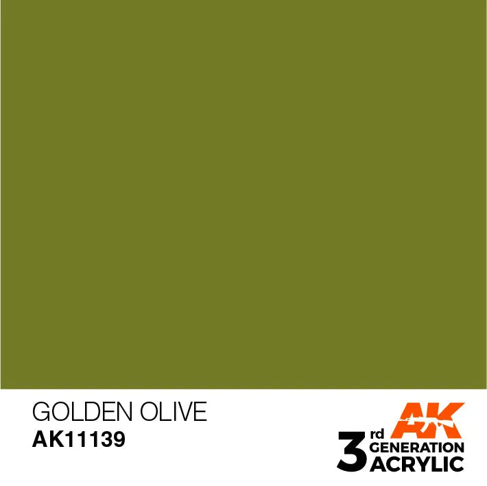 AK 3GEN Golden Olive 17ml-AK-Interactive-Radaddel