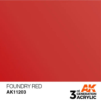 AK 3GEN Foundry Red 17ml-AK-Interactive-Radaddel