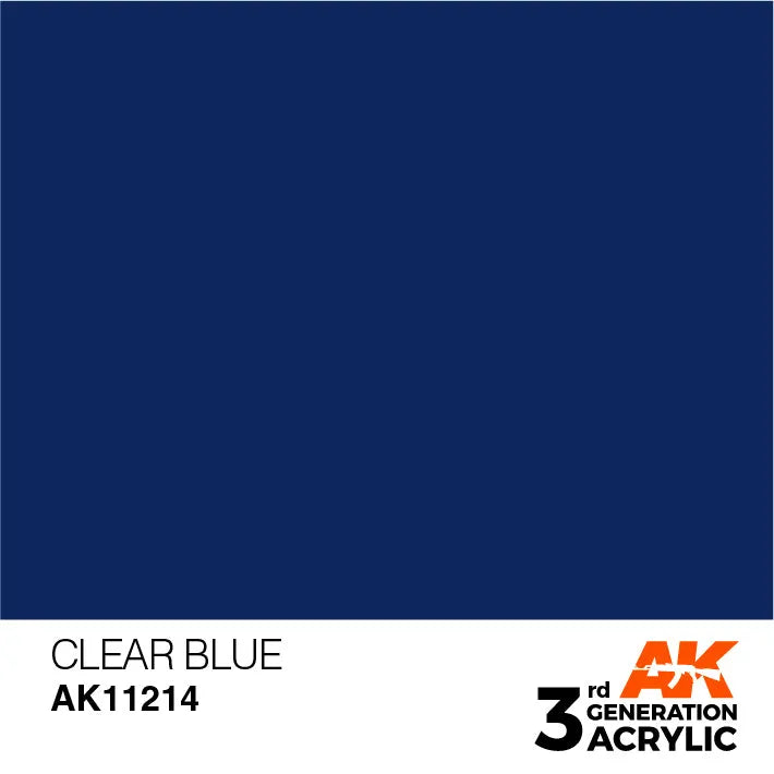 AK 3GEN Clear Blue 17ml-AK-Interactive-Radaddel