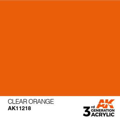 AK 3GEN Clear Orange 17ml-AK-Interactive-Radaddel
