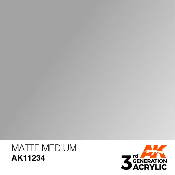 AK 3GEN Matte Medium 17ml-AK-Interactive-Radaddel
