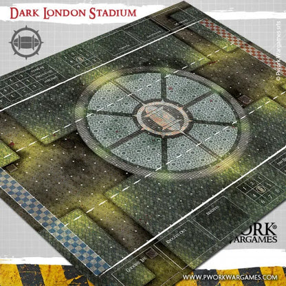 Neoprene Mat Dark London Stadium-PWork Wargames-Radaddel