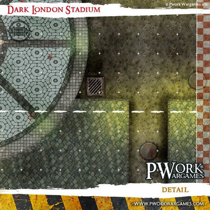 Neoprene Mat Dark London Stadium-PWork Wargames-Radaddel
