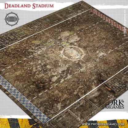 Neoprene Mat Deadland Stadium-PWork Wargames-Radaddel