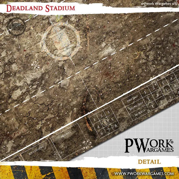 Neoprene Mat Deadland Stadium-PWork Wargames-Radaddel