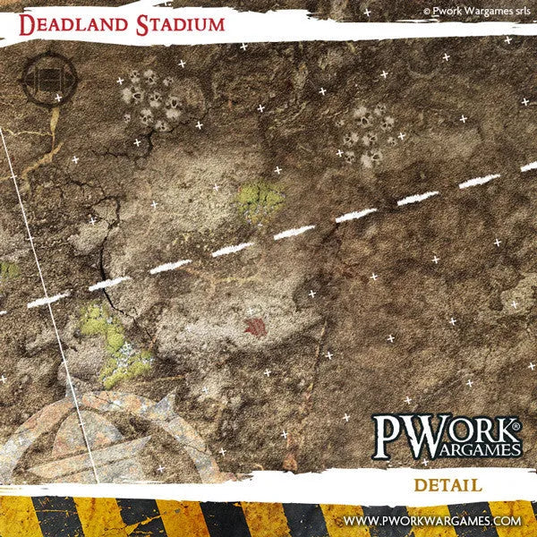 Neoprene Mat Deadland Stadium-PWork Wargames-Radaddel