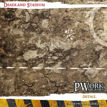 Neoprene Mat Deadland Stadium-PWork Wargames-Radaddel