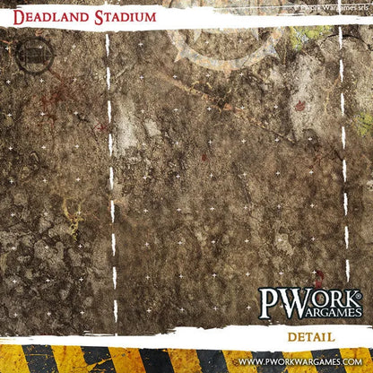 Neoprene Mat Deadland Stadium-PWork Wargames-Radaddel