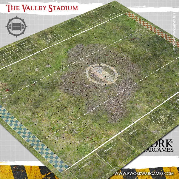 Neoprene Mat The Valley Stadium-PWork Wargames-Radaddel