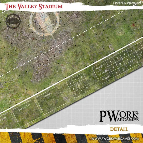 Neoprene Mat The Valley Stadium-PWork Wargames-Radaddel