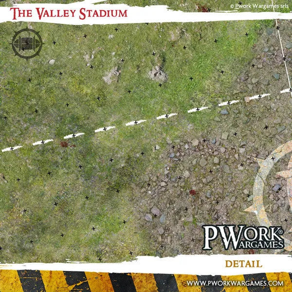 Neoprene Mat The Valley Stadium-PWork Wargames-Radaddel
