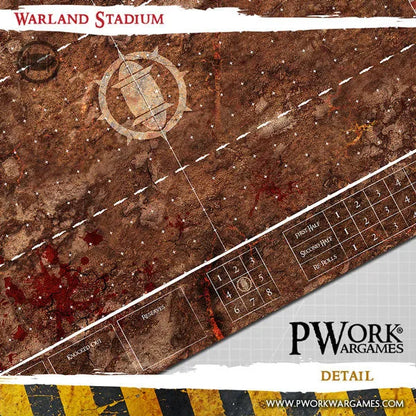 Neoprene Mat Warland Stadium-PWork Wargames-Radaddel