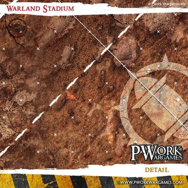 Neoprene Mat Warland Stadium-PWork Wargames-Radaddel