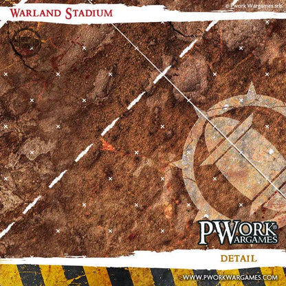 Neoprene Mat Warland Stadium-PWork Wargames-Radaddel
