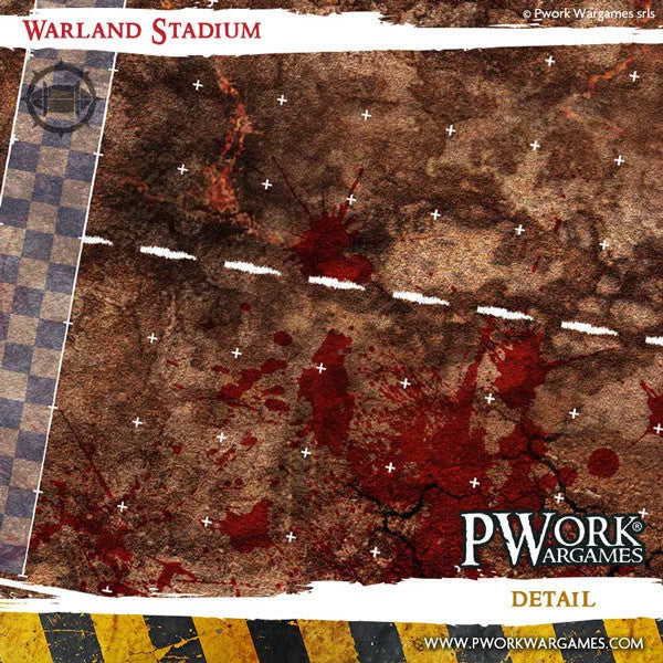 Neoprene Mat Warland Stadium-PWork Wargames-Radaddel