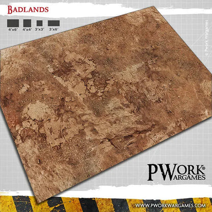Neoprene Mat Badlands 22x30''-PWork Wargames-Radaddel