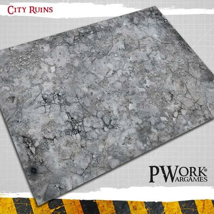 Neoprene Mat City Ruins 22x30''-PWork Wargames-Radaddel