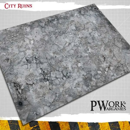 Neoprene Mat City Ruins 22x30''-PWork Wargames-Radaddel