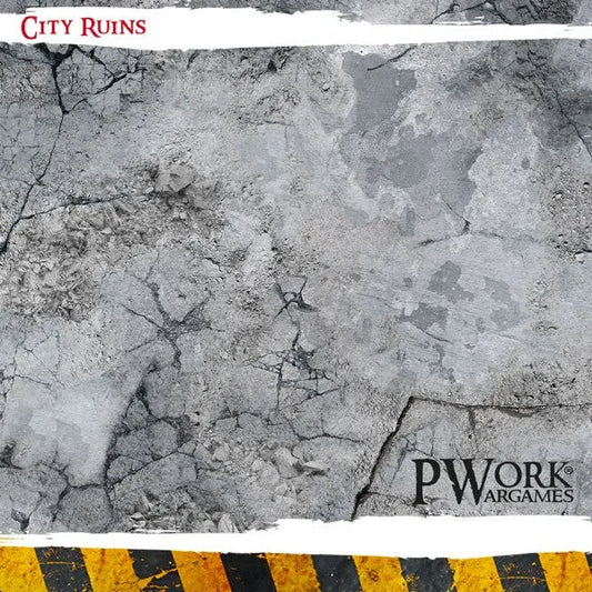 Neoprene Mat City Ruins 22x30''-PWork Wargames-Radaddel