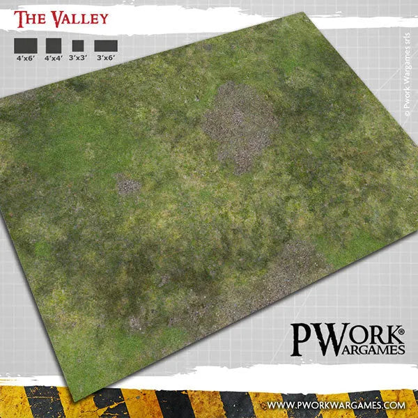 Neoprene Mat The Valley 22x30''-PWork Wargames-Radaddel