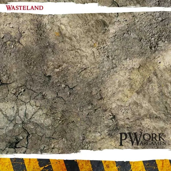 Neoprene Mat Wasteland 22x30''-PWork Wargames-Radaddel