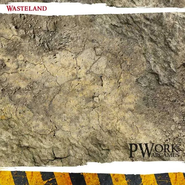 Neoprene Mat Wasteland 22x30''-PWork Wargames-Radaddel