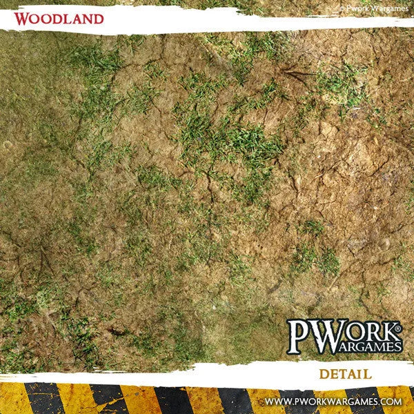 Neoprene Mat Woodland 22x30''-PWork Wargames-Radaddel