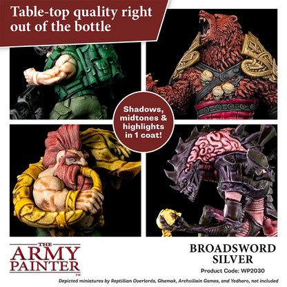 Broadsword Silver Speedpaint (81)-The Army Painter-Radaddel