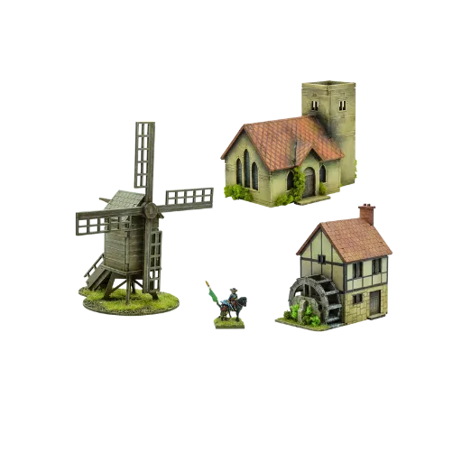 Pike & Shotte Epic Battles - Village Scenery Pack-Warlord Games-Radaddel