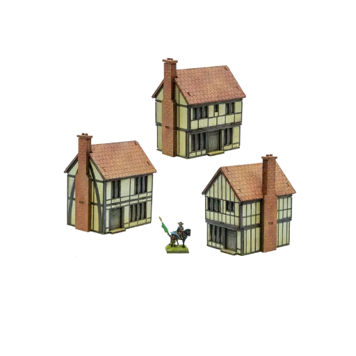 Pike & Shotte Epic Battles - Town Houses Scenery Pack-Warlord Games-Radaddel