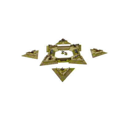 Pike & Shotte Epic Battles - Star Fort with Ravelins Scenery Pack-Warlord Games-Radaddel