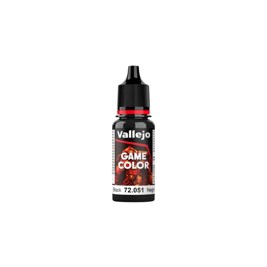 Vallejo Game Color 080 Black-Vallejo-Radaddel