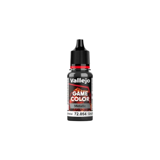 Vallejo Game Color 123 Dark Gunmetal-Vallejo-Radaddel