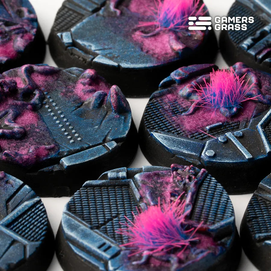 Alien Infestation Bases Round 25mm (x10)-Gamers Grass-Radaddel
